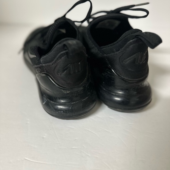Nike Air Max 270 Triple Black Sneakers Men’s Size 8.5 - Picture 5 of 6